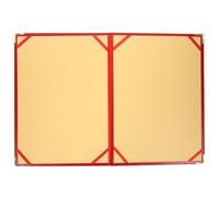 WATIIFUFU Classeur pour Organiser Dossiers et Notes Pratique Rouge en Papier et Fer Économisant Temps de Recherche, pour Notes Professionnelles et Reçus