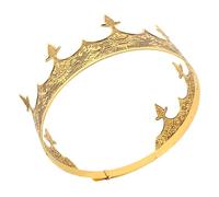 WATIIFUFU Couronne De Prince Élégante Pour Hommes Coiffure Royale Vintage Pour Fêtes Sur Scène