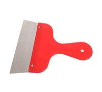 WATIIFUFU Couteau à Mastic Inoxydable pour Papier Peint Adhésif Lame Robuste en Acier Inox Outil de Lissage et Découpe Précis pour Bricolage Mural Poignée Ergonomique pour Application