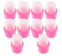 WATIIFUFU Couverture pour L'ablation des Ongles en Résine Rose, Confortable à Porter et Réutilisable, 20 Pièces pour Usage Professionnel ou Personnel en Manucure