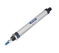 WATIIFUFU Cylindre Pneumatique Double Action à Course de 100 MM, Vérin Mini Mal16 en Aluminium Résistant la Corrosion Joint d'Étanchéité, Palier Autolubrifiant pour Couleur Aléatoire