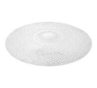 WATIIFUFU Cymbale Silencieuse pour Batterie en Alliage Argenté, Faible Volume et Installation Facile, Pack de Cymbales Sourdines pour Entraînement Musical