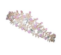 WATIIFUFU Diadème De Mariage Strass Pour Femmes Accessoire Élégant Pour Fêtes Anniversaires Et Cérémonies Décoration Brillante Et Charme Unique