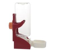 WATIIFUFU Distributeur Eau Automatique pour Animaux PP Gamelle Suspendue pour Chat Chien Lapin et Rongeurs Bouteille Transparente Facile à Contrôler