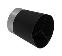 WATIIFUFU Distributeur Solide en ou Acier pour Inoxydable de Pailles Comptoir Porte-pailles 3 Compartiments Noir Espace Cuisine Tables à Manger
