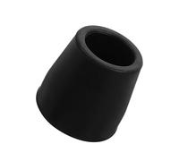 WATIIFUFU Embouts Antidérapants en Caoutchouc Noir 25 Mm pour Déambulateur, Conseils de Stabilité Universels, Accessoires de Remplacement Solide pour Aides la Mobilité