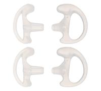 WATIIFUFU Embouts Auriculaires Transparents en Silicone Petits, Lot 2 Paires pour Radios Bidirectionnelles, Embouts de Remplacement Confortables à Tube Acoustique, Compatibles