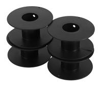 WATIIFUFU Enrouleur de Câble Électrique en Plastique Robuste 6,9 X 6,9 Cm, Organisateur de Rallonge Portable Noir, Bobine Légère pour Gestion et Rangement de Câbles D’alimentation