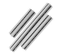 WATIIFUFU Ensemble de 3 Règles en Aluminium avec Poignées Surélevées, Outils de Mesure Précis et Portables pour Artistes et Amateurs de Bricolage, 15 Cm 20 Cm 30 Cm