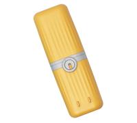 WATIIFUFU Ensemble De Gobelets pour Bain De Bouche Conteneur De Brosse à Dents Porte-Brosse à Dents Mural Tasse De Brossage De Dents Porte-Brosse à Dents Portatif Tasse Murale Aimant Yellow