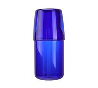 WATIIFUFU Ensemble Verre Bleu en Verre Borosilicate Haute Capacité Bouilloire et Tasse, pour Bureau et Fêtes, Pratique pour Boissons Froides