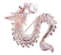 WATIIFUFU Épingle de Luxe Chinoise en Alliage Motif Dragon pour Femmes, Épingle Élégante Style Chinois pour Occasions Spéciales et Fêtes en Famille