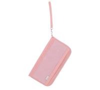 WATIIFUFU Étui de Voyage pour Passeport en Tissu Oxford Résistant Protection RFID Organiseur Compact Multifonction pour Documents et Cartes Pochette Rose pour Voyages et Contrôles