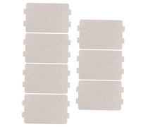WATIIFUFU Feuille De Mica Pour Micro-Ondes 7 Pièces Papier De Mica Argenté Isolation Thermique Tranche De Mica Plaque De Mica Pour Micro-Ondes