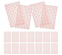 WATIIFUFU Feuilles D'autocollants Fléchés en Papier Rose Lot de 20 Faciles à Coller, pour Indiquer la Direction en Milieu Scolaire ou Communautaire
