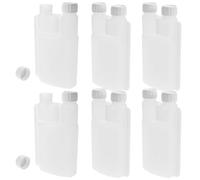 WATIIFUFU Flasques à Vin 6 Pièces 250 Ml Distributeur Doseur 15 Ml en Plastique pour Transport et Service Lors de Festivals et Voyages