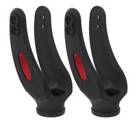 WATIIFUFU Fourche de Roulette Pivotante 8 Pouces pour Fauteuil Roulant, Kit de Remplacement avec Cache-poussière en Plastique Résistant, Accessoire Solide pour Mobilité Quotidienne,