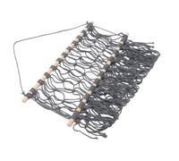 WATIIFUFU Hamac Mural De Chambre Garçon Et Filles En Coton Tissé Main Gris, Étagère De Rangement Tissée Macramé, Support Décoratif Suspendu Polyvalent Pour Chambre De Fille Et Garçon