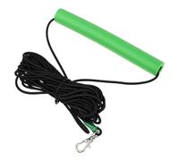 WATIIFUFU Harnais pour Oiseau de Compagnie Vert Portable et Anti-Morsure en Latex et Acier Inoxydable pour Hamster et Oiseaux en Extérieur Diverses Occasions