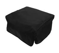 WATIIFUFU Housse de Protection pour Soirées à Domicile pour Platine Vinyle et Phonographe Anti-poussière Imperméable en Tissu Oxford Noir Réutilisable et Résistante aux Rayures