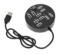 WATIIFUFU Hub USB Ports Auto-alimenté Extension Câble Multiple Adaptateur Additionnel pour Pc Portable Plug and Play Compatible Périphériques USB