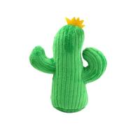 WATIIFUFU Jouet Sonore pour Chien Cactus en Peluche Créatif avec Bruit | Vert, pour Jeu de Compagnie, Aide à Occuper L’animal et Limiter L’ennui