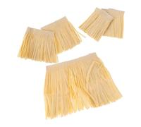 WATIIFUFU Jupe Hawaienne Enfant 10 Pièces Jupe à Costume D'halloween Deguisement Haloween Tenue Hawaienne Jupe De Fête Luau Rafi Robe Hawaïenne Déguisement Hula Hawaïen Jupe Hula à 2. Yellow