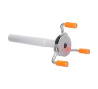 WATIIFUFU Kit 2 Pièces Outil de Démontage D'alarme Incendie pour Plafonds Hauts, Tête à Griffes Perche 25 Cm en Alliage D'aluminium, Accessoire Professionnel pour Installation et Retrait