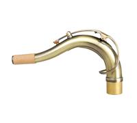 WATIIFUFU Kit de Pièces pour Saxophone Manche en Laiton Or, Résistant la Rouille et Léger, Compatible Saxophone Alto et Ténor B, pour Musiciens