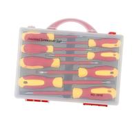 WATIIFUFU Kit Tournevis Isolé Acier Chrome-vanadium Outils de Précision Légers pour Électricien Lot pour Maintenance Électrique