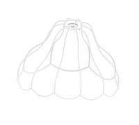 WATIIFUFU Lamp Shade Frame Metal Wire Cage For Diy Lampshade Making Easy Assembly Iron Bracket For Room Lighting Decoration