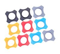 WATIIFUFU Lot de 10 Anneaux Anti-roulement en Caoutchouc pour Microphone sans Fil, Anneaux Antidérapants Multicolores 2 Pièces de Chaque, Accessoires de Protection pour Karaoké, Conférence
