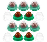 WATIIFUFU Lot de 10 Bonbons à l'herbe à Chat Verts pour Chat, Balle Lécheuse Améliorant la Motricité Langue Problèmes Urinaires