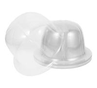 WATIIFUFU Lot de 10 Doublures Transparentes pour Casquettes de Baseball Façonneur de Casquette Visière Courte Taille Garçon et Filles 48 CM Porte-Casquettes Rigide pour Maintien de