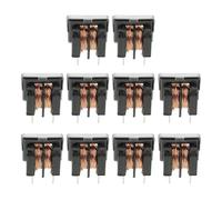 WATIIFUFU Lot de 10 Filtres à Inductance de Mode Uu9.8, Pas 7x8 Mm, 5 Millihenrys, Inductance de Filtre à Faible Fuite Magnétique, Haute Capacité de Courant, pour Applications Électroniques