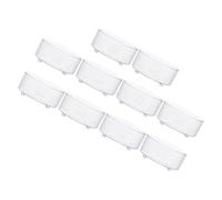 WATIIFUFU Lot de 10 Gamelles en Acrylique pour Reptiles, Bac à Eau et Nourriture Antidérapant, Sécurisé pour Petits Animaux et Tortues Terrarium