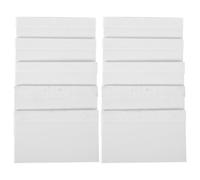 WATIIFUFU Lot de 10 Raclette en Carton pour Film Protecteur D'écran de Téléphone, Outil de Grattage Manuel Blanc, Kit D'outils pour Application sans Bulles, Compatible Surfaces Planes