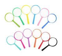 WATIIFUFU Lot de 12 Mini Loupes en Plastique 6 CM pour Garçon et Filles - Loupe de Poche Grossissante 3X Outil Éducatif Scientifique Portable pour Exploration Extérieure Observation