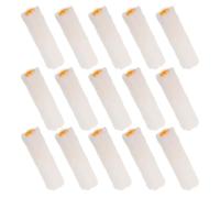 WATIIFUFU Lot de 15 Mini Rouleaux à Peinture 10 CM avec Manchons en Coton Haute Densité Kit Polyvalent pour Peinture Murale et Angles Ensemble de Rouleaux et Pinceaux pour Rénovation et