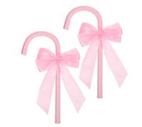 WATIIFUFU Lot de 2 à Nœud Rose en Plastique pour Cosplay et Fêtes Accessoires de Déguisement Saint-Valentin et Halloween Légères et Maniables pour Soirées Dansantes et Jeux de Rôle