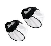 WATIIFUFU Lot De 2 Housses pour Lampe Flash Photo Accessoire De Lampe Flash Tissu Souple Blanc Diffuseur De Lumière Douce Compatible 20-32 Doigts pour Photographie Studio Et Portraits