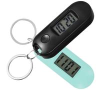 WATIIFUFU Lot de 2 Montres à Suspendre Digitales en Plastique Solide, Adaptées aux Étudiants et Garçon et Filles pour Consultation Rapide de L'Heure, Porte-Clés pour Paquet à Dos et