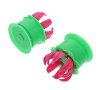 WATIIFUFU Lot de 2 Moules à Brioches à la Vapeur Verts Ustensiles Cuisine pour Fabrication Manuelle de Petits Pains Baozi Matériau Sûr et Sain Adaptés à la Cuisson Maison et Pâtisserie