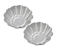 WATIIFUFU Lot De 2 Moules En Aluminium Pour Muffins Gâteaux À La Gelée Non Démoulables