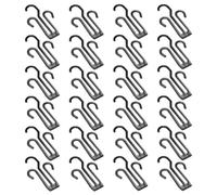 WATIIFUFU Lot de 24 Cintres à Chaussures en Plastique Épais, Porte-Chaussures Suspendu Multifonction pour Chaussures et Pantoufles, pour Voyage et Rangement Pratique