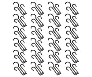 WATIIFUFU Lot de 24 Cintres à Chaussures en Plastique Épais, Porte-Chaussures Suspendu Multifonction pour Chaussures et Pantoufles, pour Voyage et Rangement Pratique