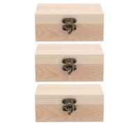 WATIIFUFU Lot de 3 Boîtes en Bois pour Huiles Essentielles 15 Ml Coussinet Mousse Antichoc Coffret Protection UV et Rangement Voyage pour Aromathérapie et Vernis à Ongles