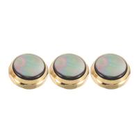 WATIIFUFU Lot de 3 Capuchons de Pistons pour Trompette en Métal et Coquillage Noir, Confort Amélioré et Qualité Sonore Optimale pour Événements en Plein Air