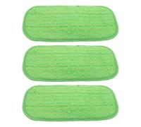 WATIIFUFU Lot de 3 Lingettes de Rechange pour Balai à Franges Humides Microfibre Absorbante et Lavable en Machine Compatible Sols Parquet Stratifié et Carrelage Nettoyage sans Trace