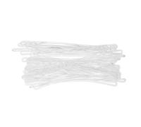WATIIFUFU Lot de 30 Sangles à Bagages Transparentes en PVC 15 CM Diamètre 25 MM Boucles d'Identification pour Valises Paquet à Dos et Accessoires de Voyage Résistantes aux Intempéries